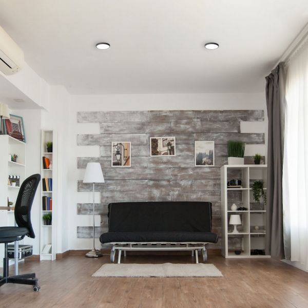 LED Светильник круглый накладной VIDEX 18W 5000K Black