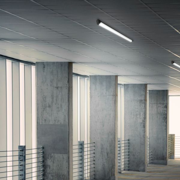 LED светильник линейный VIDEX 72W 1.2М 5000K 220V черный