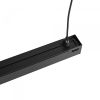 LED светильник линейный магистральный VIDEX BNL02 50W 1.2М 5000K 220V Black