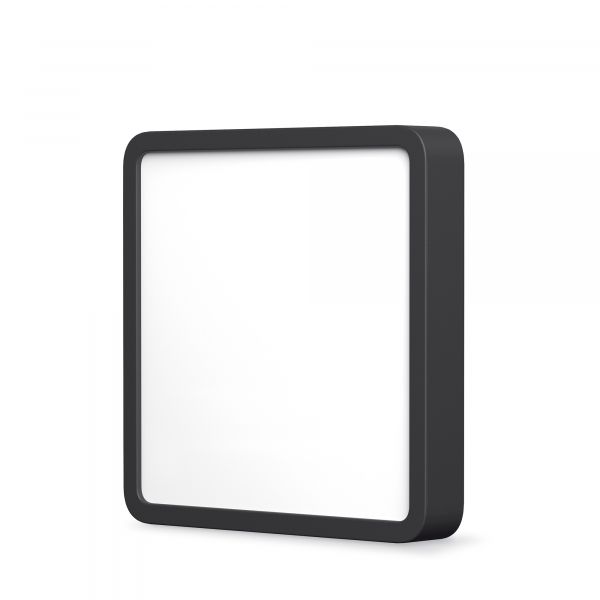 LED Світильник накладний квадрат VIDEX 18W 5000K Black