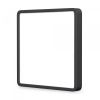 LED Світильник накладний квадрат VIDEX 24W 5000K Black