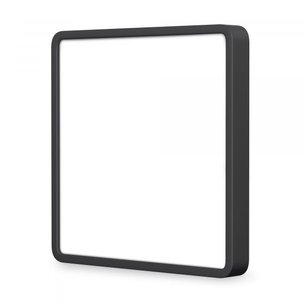 LED Світильник накладний квадрат VIDEX 24W 5000K Black