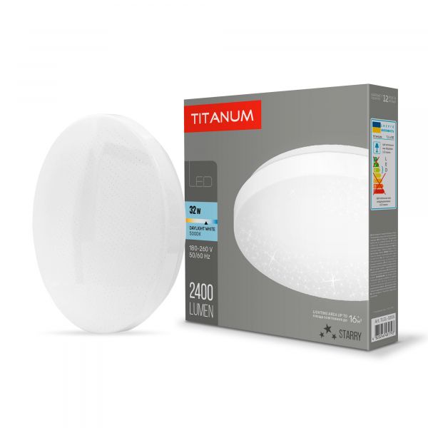 LED светильник настенно-потолочный TITANUM 32W 5000K Звездное небо