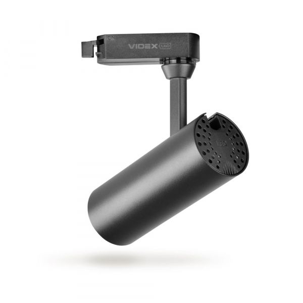 LED світильник трековий VIDEX 10W 4100K чорний