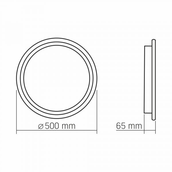 LED светильник функциональный VIDEX DECORA 56W VL-CLD-994-BZ