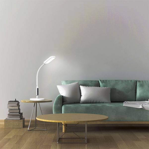 LED торшер белый VIDEX TF07W 14W 3000-5500K