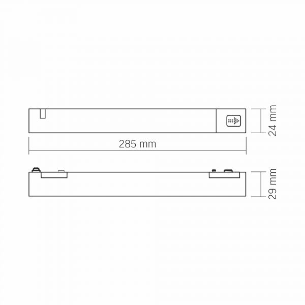 Блок живлення для магнітних трекових систем VIDEX 100W VL-TRMS-P100B Зовнішній