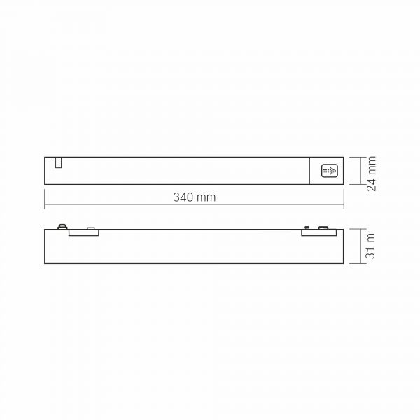 Блок живлення для магнітних трекових систем VIDEX 200W VL-TRMS-P200B Зовнішній