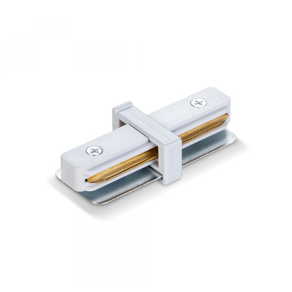 З'єднувач для шинопроводів прямий VIDEX білий