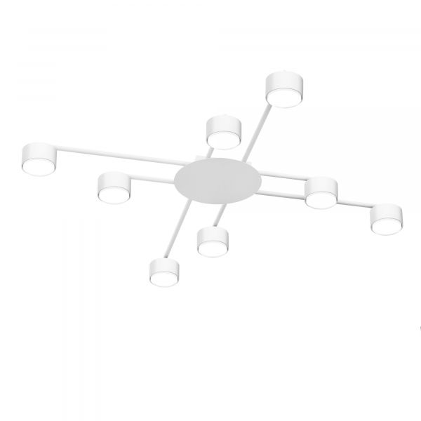 Світильник VIDEX під лампу 8xGX53 накладний Білий VL-SPF22B-W