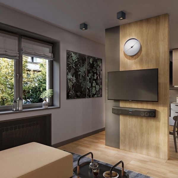 Світильник VIDEX під лампу GU10 SPF01 накладний чорний