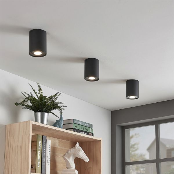 Світильник VIDEX під лампу GU10 накладний Чорний VL-SPF13A-B