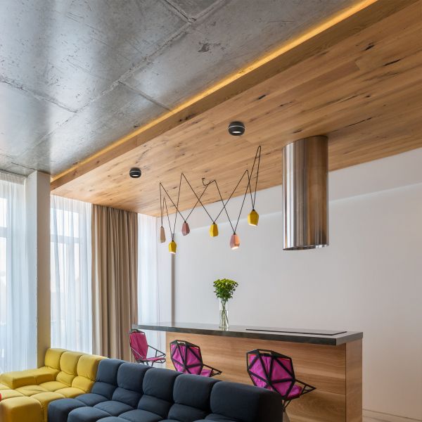 Светильник VIDEX под лампу GX53 универсальный Черный VL-SPF16A-B