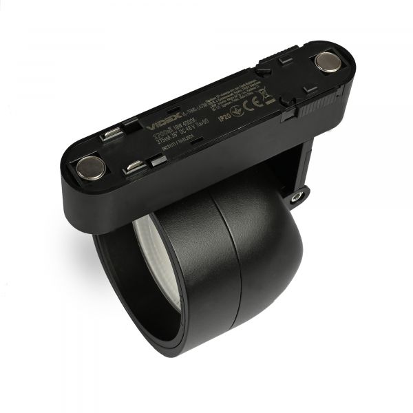 Светильник МАГНИТНЫЙ трековый VIDEX LA78B 18W 4000K 48V Black