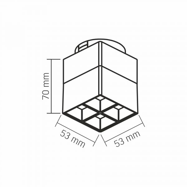 Светильник МАГНИТНЫЙ трековый VIDEX LE24B 7.5W 4000K 48V Black
