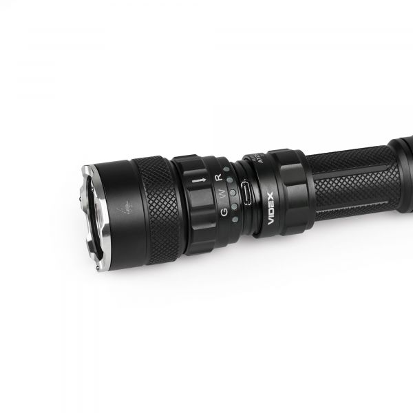 Тактичний світлодіодний ліхтарик VIDEX VLF-AT255RG 2000Lm 5000K