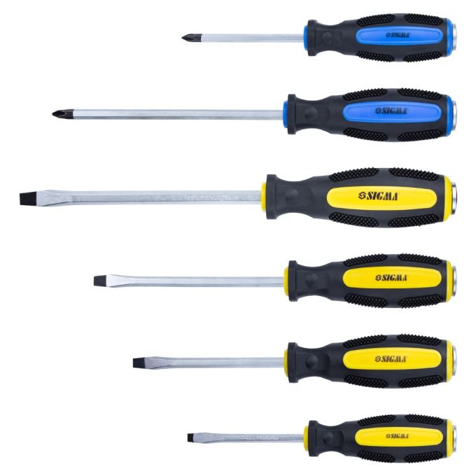 Набор ударных отверток 6 шт CrV SIGMA (4001111) 6 шт CrV (4001111)