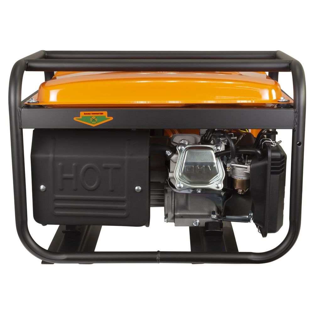 Генератор бензиновый 220В 2.5/2.8кВт 4-х тактный ручной запуск GRAD (5710915)