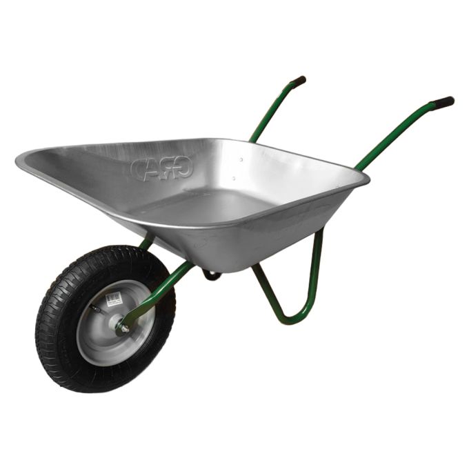 Тачка садовая одноколесная 65л 90кг колесо 14" (из 4-х ЧАСТЕЙ) GRAD (5055765)