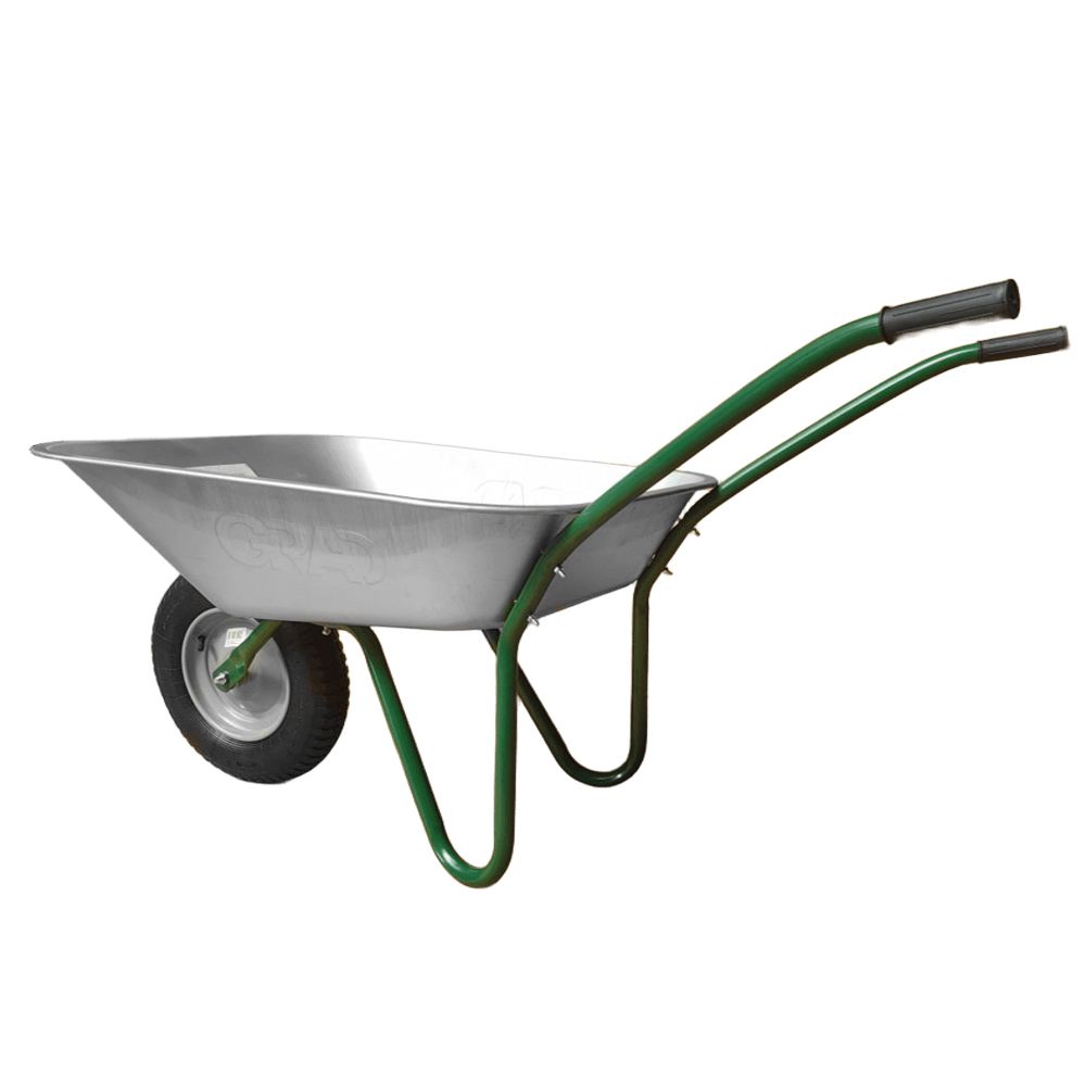 Тачка садовая одноколесная 65л 90кг колесо 14" (из 4-х ЧАСТЕЙ) GRAD (5055765)