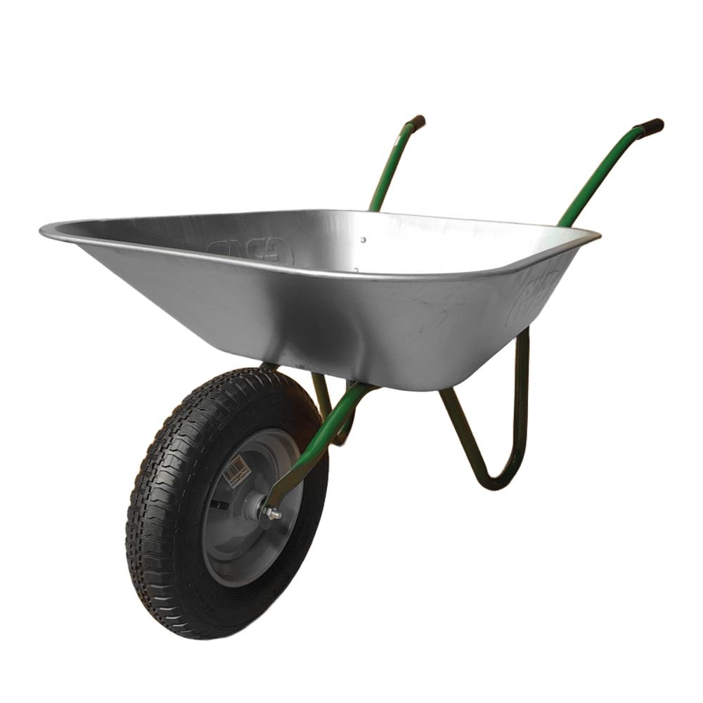 Тачка садовая одноколесная 65л 90кг колесо 14" (из 4-х ЧАСТЕЙ) GRAD (5055765)