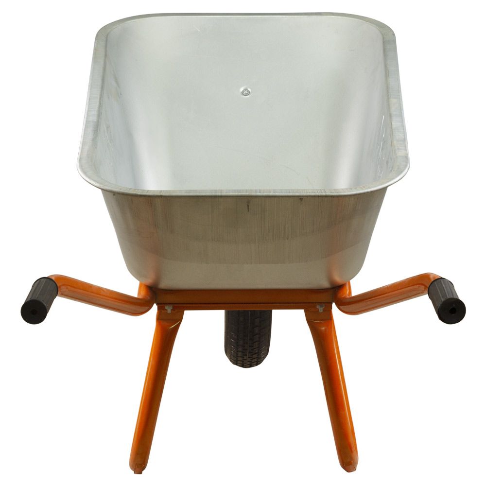 Тачка строительная одноколесная 90л 200кг колесо 15" (из 4-х ЧАСТИН) FLORA (5056464)