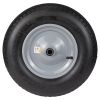 Колесо для тачки пневматичне 15" (4.00-8) 380×92мм вісь Ø16мм довжина 103мм FLORA (5057554)