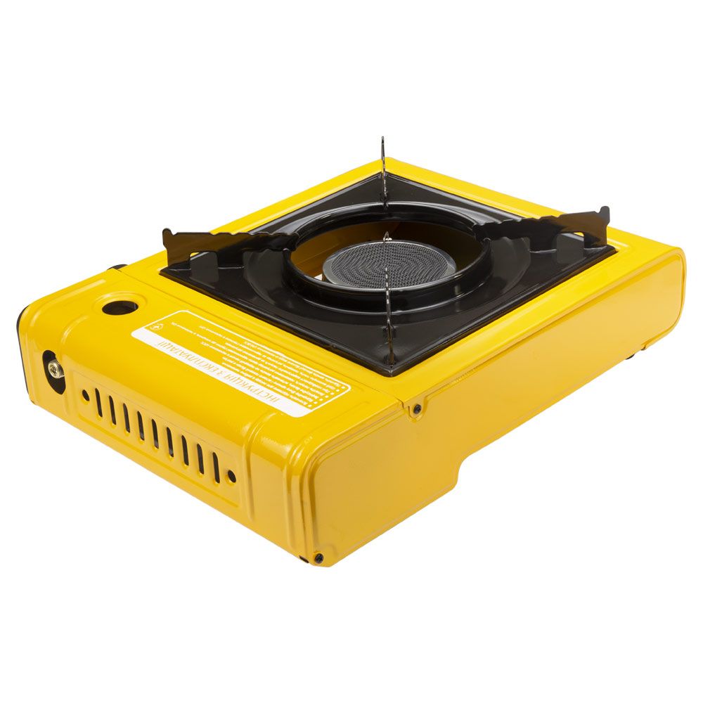 Плита газова одноконфорочна з керамічним інфрачервоним пальником, п'єзопідпалом і адаптером (кейс) S