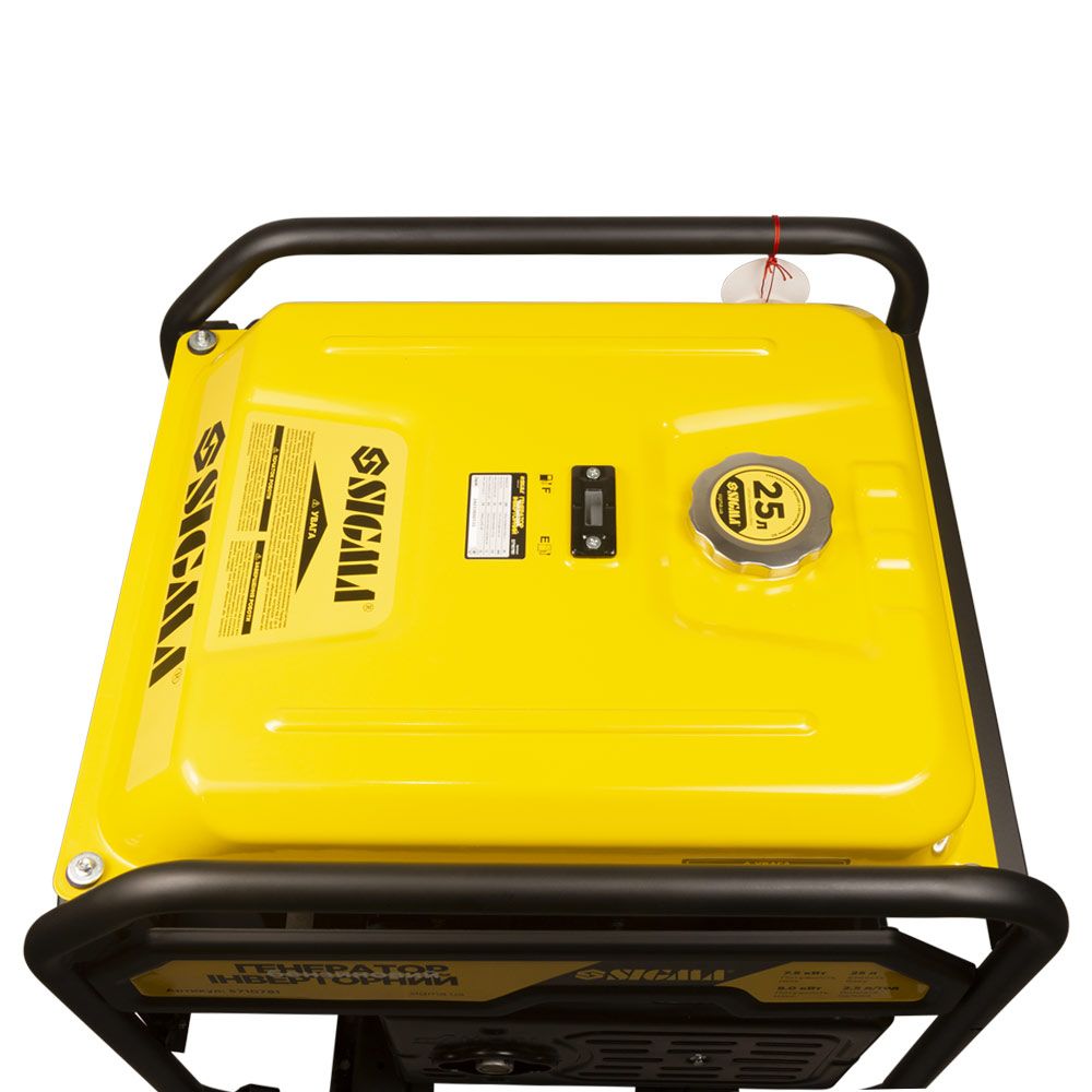 Генератор инверторный бензиновый 220В 7.5/8.0кВт 25л 4-х тактный с выводом под АВР SIGMA (5710781