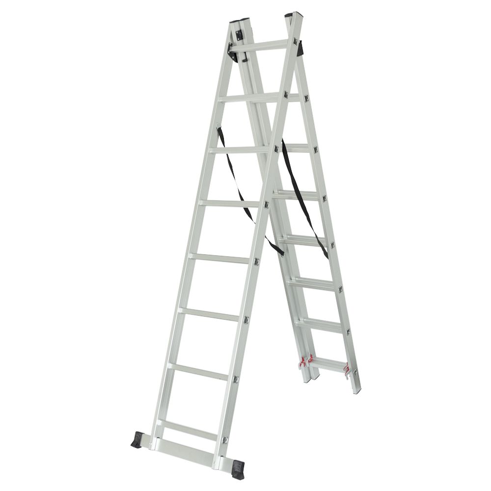 Драбина розкладна універсальна 8 сходинок 5.09м SIGMA (5032324)