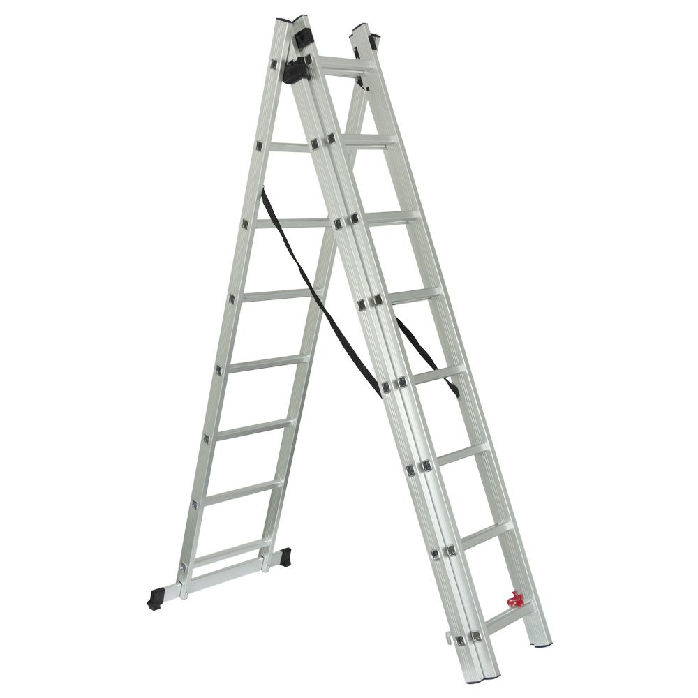 Драбина розкладна універсальна 8 сходинок 5.09м SIGMA (5032324)