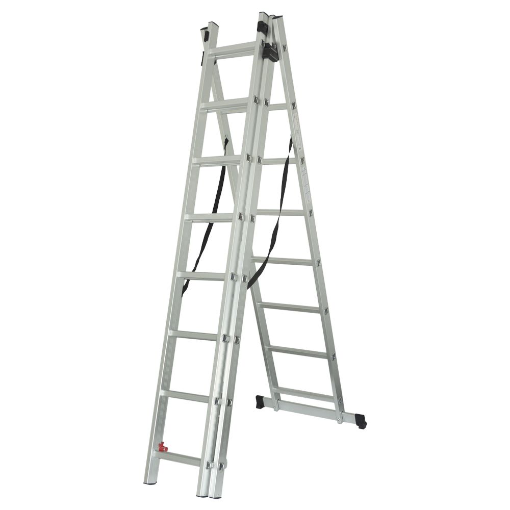 Драбина розкладна універсальна 8 сходинок 5.09м SIGMA (5032324)