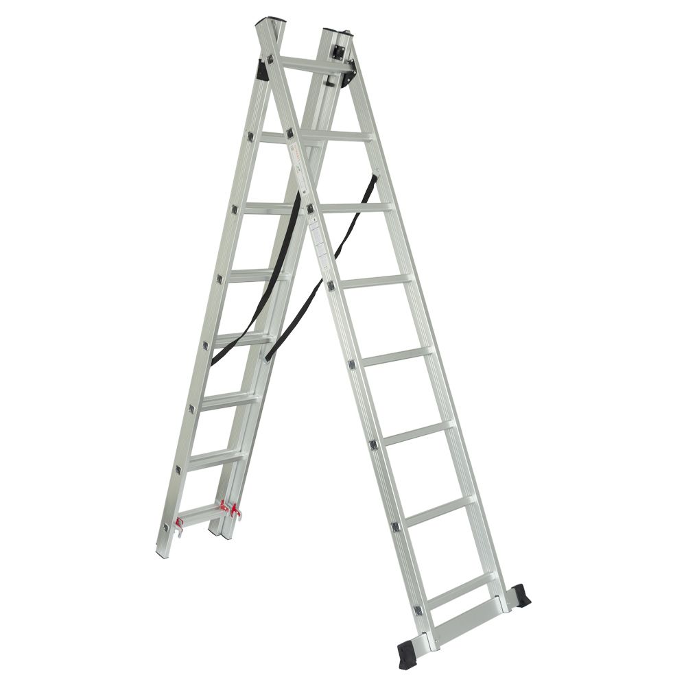 Драбина розкладна універсальна 8 сходинок 5.09м SIGMA (5032324)