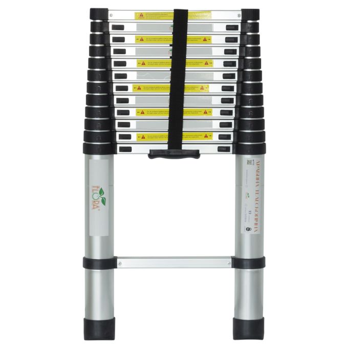 Драбина телескопічна 13 сходинок 3.8м FLORA (5033634)