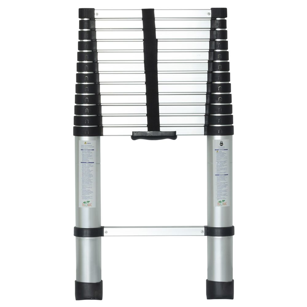 Драбина телескопічна 13 сходинок 3.8м FLORA (5033634)