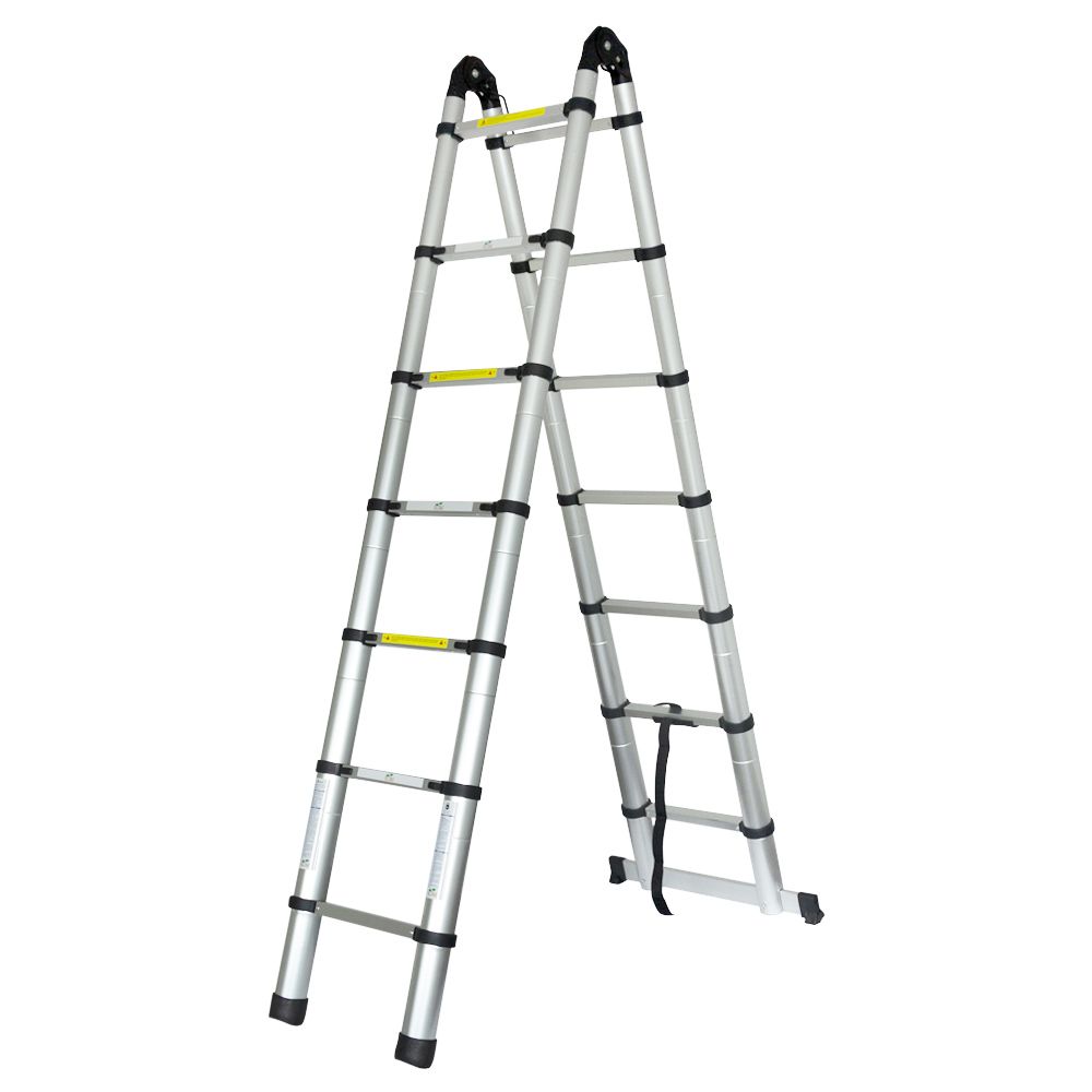 Драбина телескопічна універсальна 14 сходинок 4.4м FLORA (5033424)