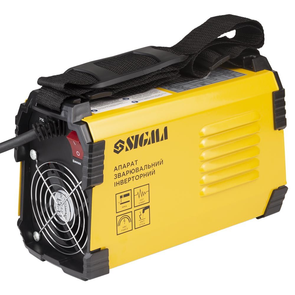 Аппарат сварочный инверторный ММА-140А электрод 4мм дисплей SIGMA (5387561)