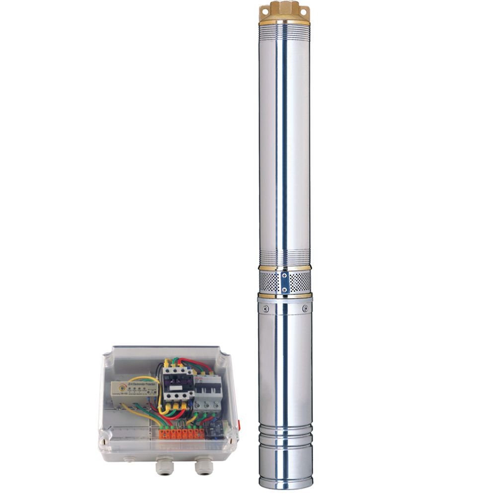 Насос відцентровий 380В 7.5кВт H 143(85)м Q 380(265)л/хв Ø102мм (з 3х ЧАСТИН) AQUATICA (DONGYIN) 4SD