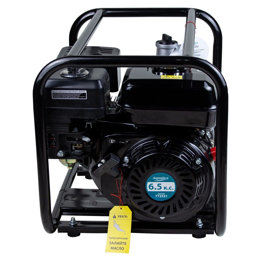 Мотопомпа 7.5 л.с. Hmax 30м Qmax 35м³/ч (4-х тактный) AQUATICA AQ20CX (772531)