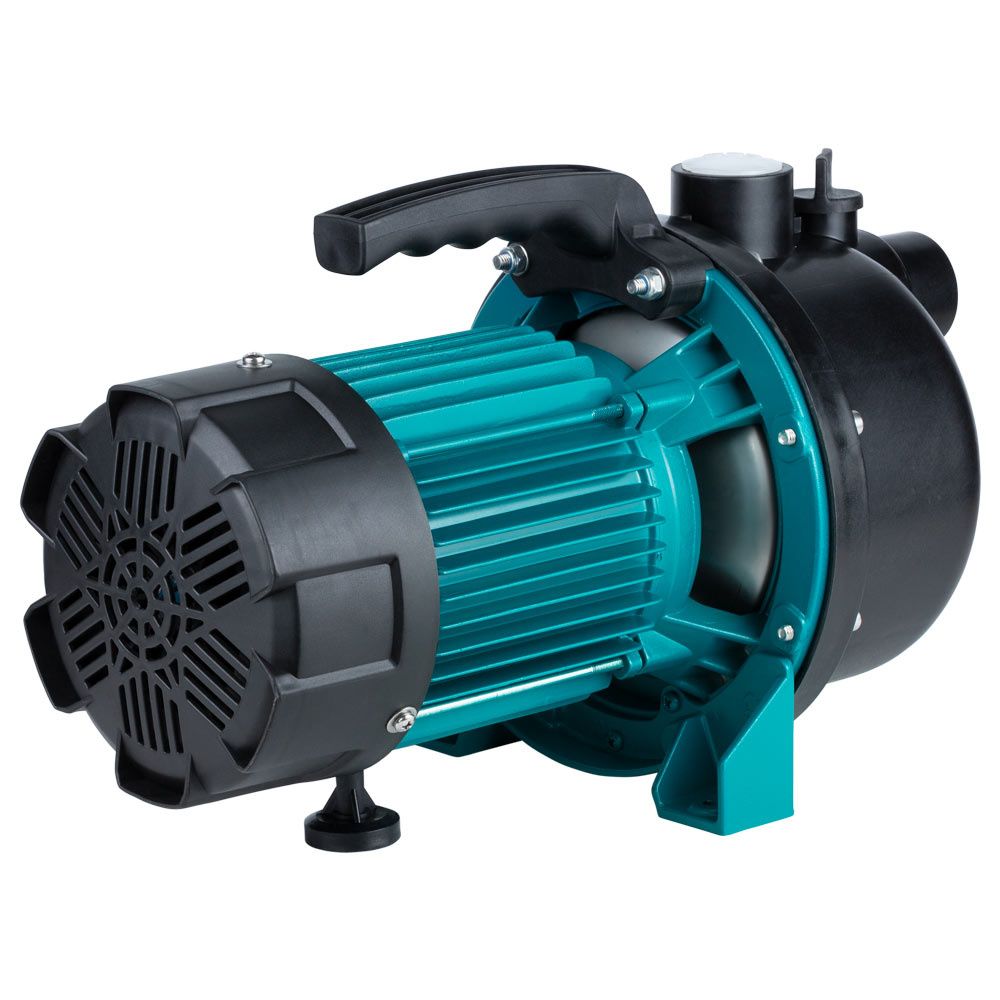 Насос центробежный самовсасывающий 1.2КВт Hmax 48м Qmax 80л/мин пластик LEO EKJ-1202P (775309)