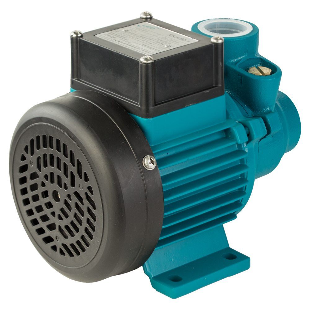 Насос вихревой 0.11кВт Hmax 23м Qmax 25л/мин LEO XKm50-1 (775120)