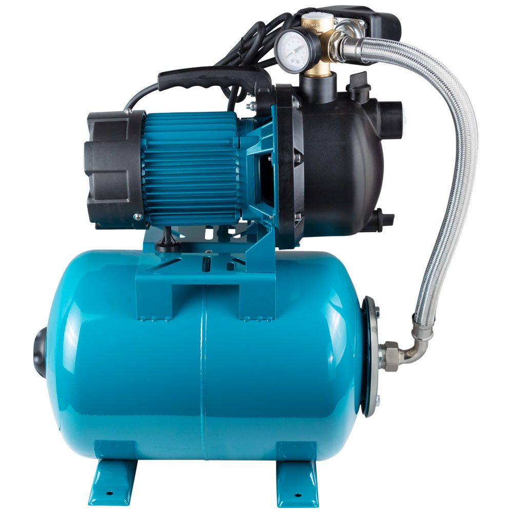 Станція 1.0кВт Hmax 44м Qmax 73л/хв пластик (самовсмоктуючий насос) 24л Україна AquaticaLEO EKJ-1002