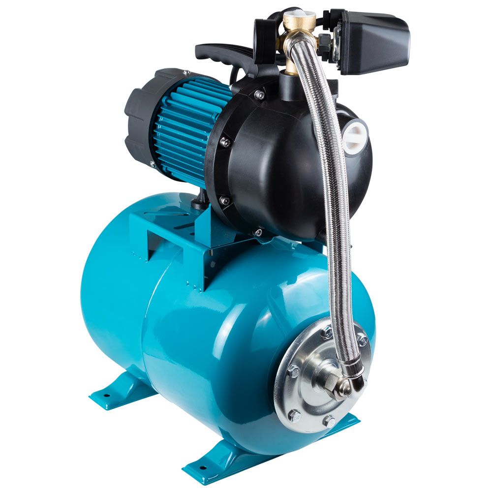 Станція 1.0кВт Hmax 44м Qmax 73л/хв пластик (самовсмоктуючий насос) 24л Україна AquaticaLEO EKJ-1002