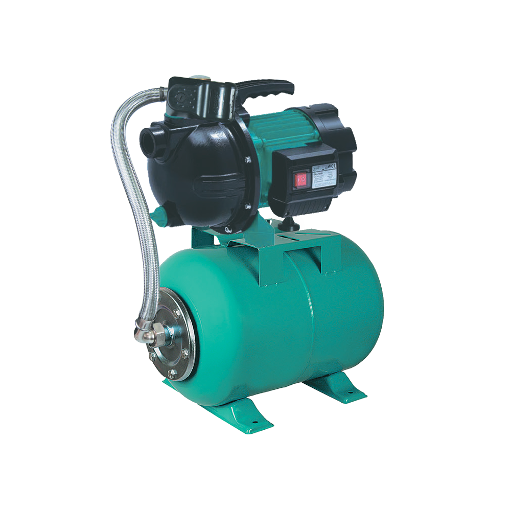 Станція 1.0кВт Hmax 44м Qmax 73л/хв (самовсмоктуючий насос) 24л Україна AquaticaLEO EKJ-1002IA5/UA (