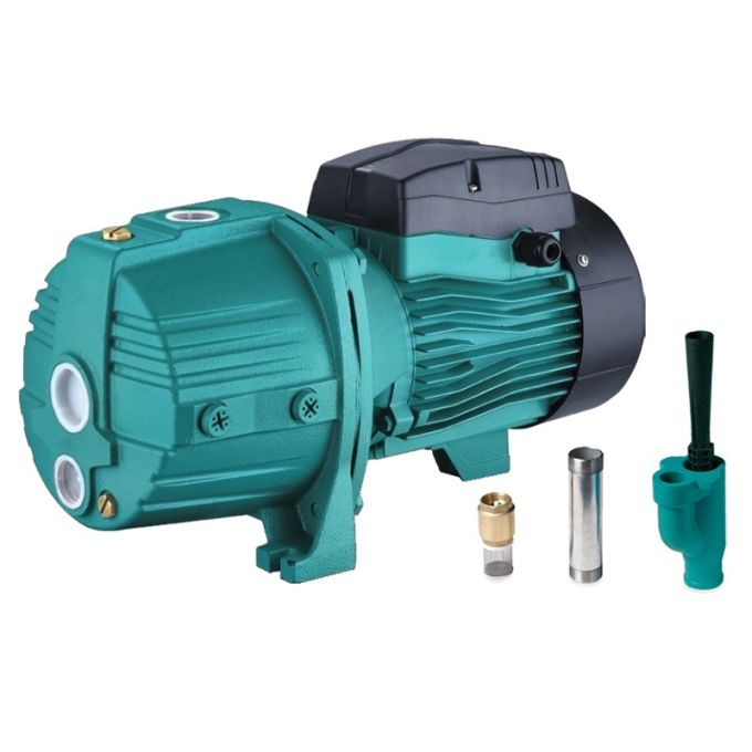 Насос центробежный с внешним эжектором 0.75кВт HSmax 35м Hmax 50м Qmax 30л/мин (наруж эжектор Ø96мм)