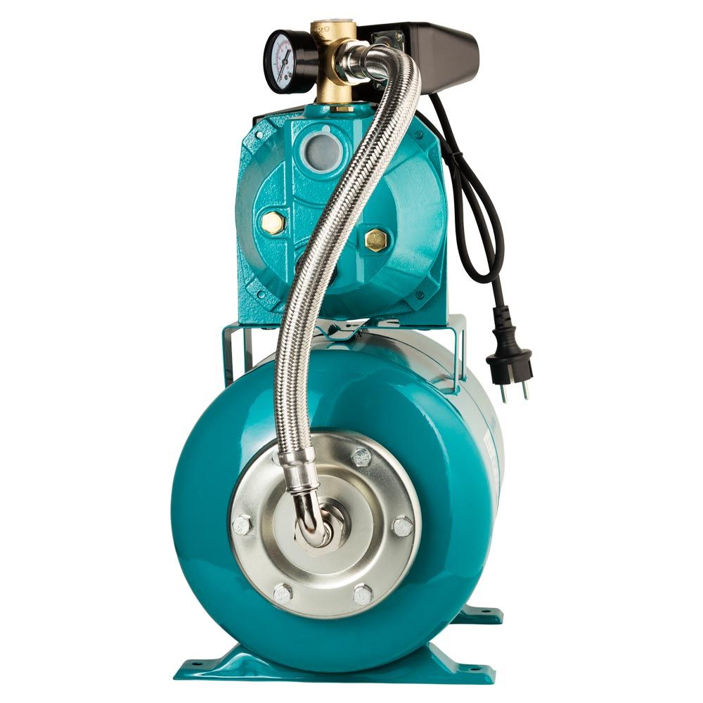 Станція 0.75кВт Hmax48м Qmax 55л/хв (самовсмоктуючий насос) 24л Україна AQUATICA JETa80A5/UA (775092