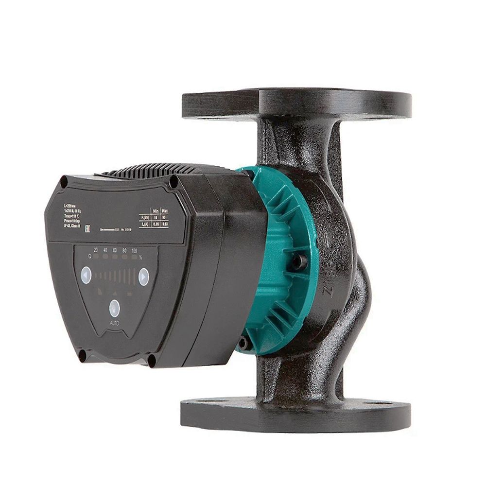 Насос циркуляційний енергозберігаючий фланц 8-130Вт Hmax 8м Qmax 133л/хв DN40 220мм + зворотний флан