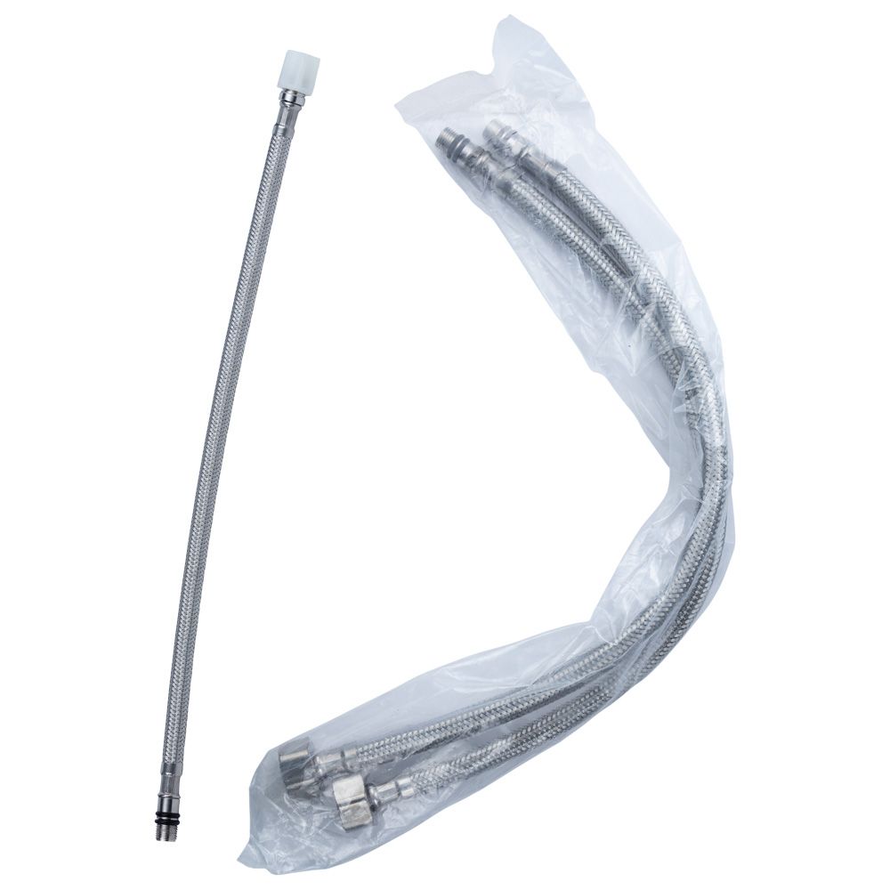 Смеситель KT Ø35 для кухни гусак с выходом для питьевой воды на гайке SS AQUATICA KT-4B770P (9722121)