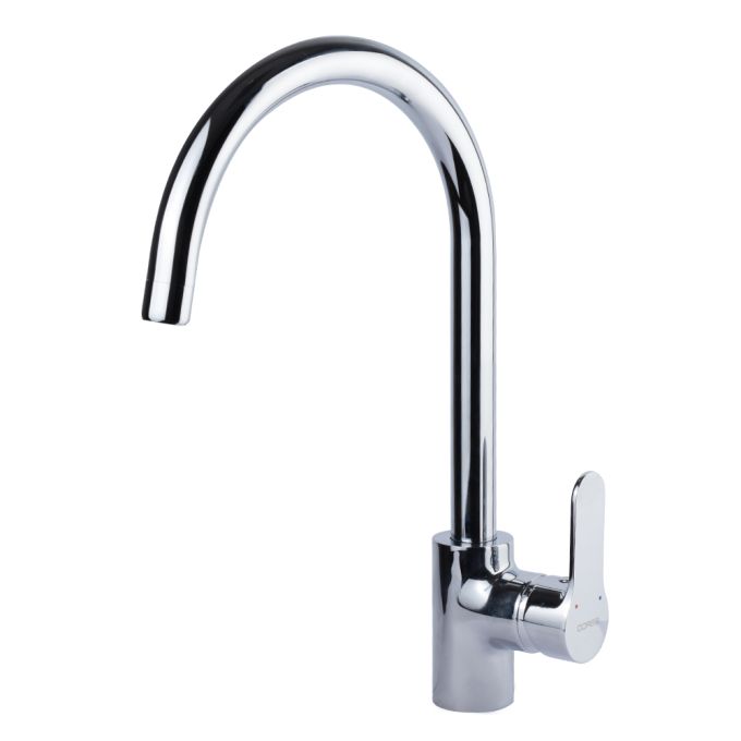 Змішувач RIVA Ø35 для кухні J-излив на гайці CORSO DE-4B139C (9629100)