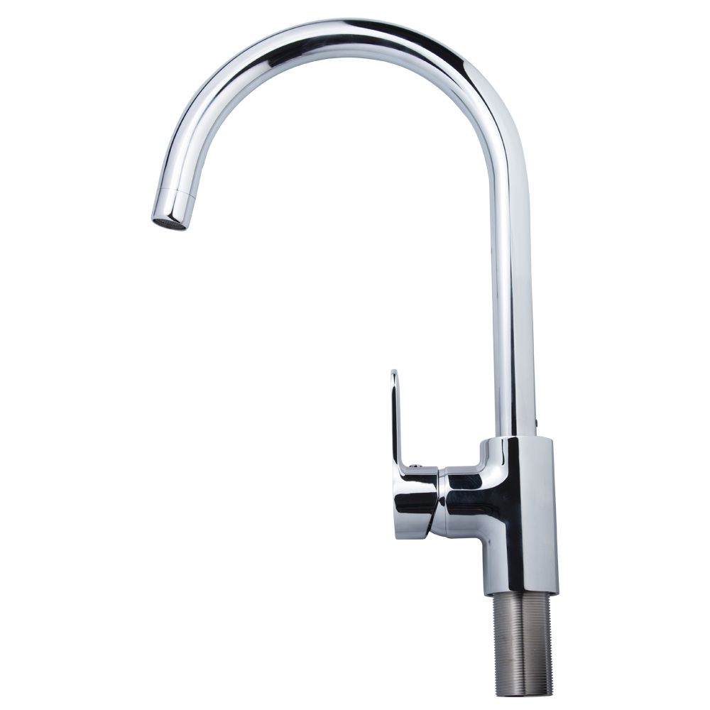 Смеситель RIVA Ø35 для кухни J-излив на гайке CORSO DE-4B139C (9629100)